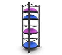 Half Balance Ball Storage Rack - 3/5/6/7 Tier Floor Stand Organizer for Home Gym - Exercise Bosu Slam Medicine Ball & Fitness Equipment Holder