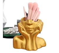 Half Body Vase - Professional Art Maintenance Hardware, Durable Female Form Desk Accessory, Reinforced Sculptural Silhouette Layout + Hand Painted Finish, Matter
