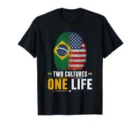 Half Brazilian Half American - Two Cultures One Life T-Shirt