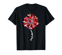 Half Britain And Albanian British UK Albania Flag Sunflower T-Shirt