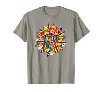 Half Britain And Grenadian British UK Grenada Flag Girl Mix T-Shirt