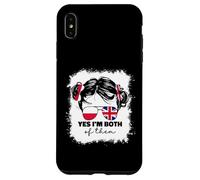 Half Britain And Polish British UK Poland Flag Kids Girls Case for iPhone XS Max