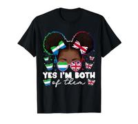 Half Britain Sierra Leonean British UK Sierra Leone Kid Girl Value Graphic T-Shirt