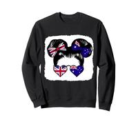 Half British half Australian Girl Britain Australia Mix Sweatshirt