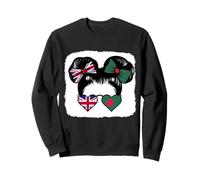 Half British half Bangladeshi Girl Britain & Bangladesh Mix Sweatshirt