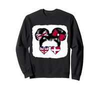 Half British half Danish Girl Britain and Denmark Mix Roots Sweatshirt