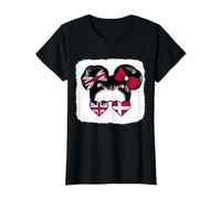 Half British Half Danish Girl Britain and Denmark Mix Roots T-Shirt