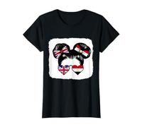 Half British Half Egyptian Girl Britain and Egypt Mix Roots T-Shirt