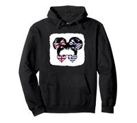 Half British half Greek Girl Britain and Greece Mix Roots Pullover Hoodie