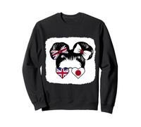 Half British half Japanese Girl Britain and Japan Mix Roots Sweatshirt