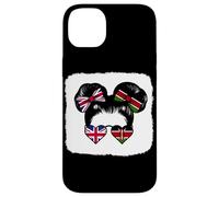 Half British half Kenyan Girl Britain and Kenya Mix Roots Case for iPhone 14 Plus
