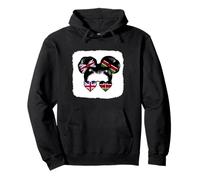 Half British half Kenyan Girl Britain and Kenya Mix Roots Pullover Hoodie