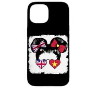 Half British half Vietnamese Girl Britain Vietnam Mix Roots Case for iPhone 15