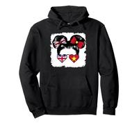 Half British half Vietnamese Girl Britain Vietnam Mix Roots Pullover Hoodie