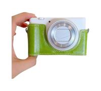 Half Camera Case PU Leather Base for ZV1 provides precise fit and reliable protection when shooting outdoors