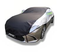 Half Car Cover for Audi s4 B6 2003-2005, Waterproof And Uv-Proof Car Windshield Cover, Dustproof Breathable Anti-Scratch Rainproof Snowproof And Windproof