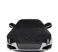 Half Car Cover for Freeman 2005-2023,Hail Protector Car Cover With Cotton Liner,All Weather Vehicle Body Cover for Sun,Rain,Uv,Dust,Black