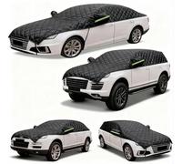 Half Car Cover for KG Model-for Seat CUPRA Formentor Car Half Cover Front Windshield Snow 190T Oxford Cloth Material(Color:BB)