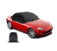 Half Car Cover for Mazda MX-5 MK4 2014-2024, 420D Oxford Waterproof Car Top Cover for Mazda MX-5 ND, Outdoor Sun Snow Ice Frost Rain Dust UV All Weather Protection