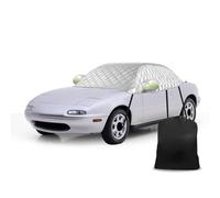 Half Car Cover replacement for Mazda MX-5 Miata MK1 MK2 MK2.5 NA/NB 1989-2005, Soft Top Roof Protection Anti Hail Car Cover Waterproof, Thickened Snow Cover Half Garage