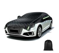 Half car cover Waterproof for M itsubishi OutLander | Thickened Outdoor Snow Frost Sun Dust Protection Roof Windshield Side Window Guard All Season Universal