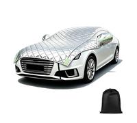 Half car cover Waterproof for V olkswage Beetle Dune 2011-2019 | Thickened Outdoor Snow Frost Sun Dust Protection Roof Windshield Side Window Guard All Season Universal