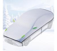 Half Car Snow Cover for Bentley Continental GT V8 Coupe 2020-2025, All-Season Winter Frost Sun Protector Shield Thick Fabric for All-Season Use Easy to Install