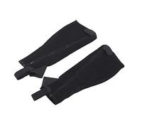 Half Chap for Children Flexible Black Faux Leather Horse Riding Protection 2pcs Set (CM)