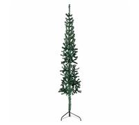 Vidaxl Slim Artificial Half Christmas Tree With Stand Green 150 Cm