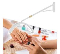 Half Circle Chandelier,Wall-Mounted Punch Installation,For Lash And Eyelash Extensions, Tattoos, Estheticians, Office, Working, And Reading,White