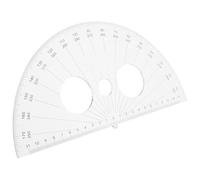 Half Circle Plastic Protractor 180 Degrees Math Protractor for Students
