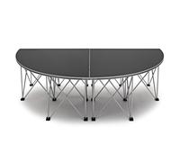 Half Circle Portable Stage Kit by Gear4music 60cm