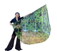Half Circle Praise Flag Celebrates Dance Prayer with Scalable Rod for Prayer Dance Practice Performance. Blessing Props