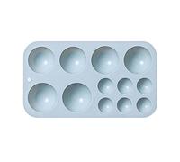 Half Circle Sugar Silicone Mold Cake Vegetable Fudge Candy Chocolate Ice Block French Dessert Cake Decoration Half Circle Cookie Silicone Mold