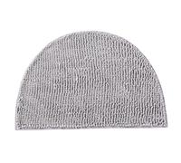 Half Circles Bath Mat Half Round Bath Mat, 20x13 Non-Slip Chenille Small Bathroom Rug, Absorbent Quick-Drying Soft Washable Bathroom Mat for Bath, Shower, Bedroom