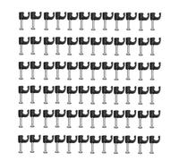 Half Clamp J-Hook with Nail 600 Pcs Plastic Cable Clips Wire Cord Organizer Desk Tidy Clamp for Tubing Fixing Pipe Fixing Connection(Inner Diameter 7mm)
