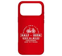 Half Distance Triathlon Finisher Swim Bike Run Pride Case for iPhone 17 Pro Max
