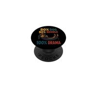 Half Dog Half Noodle Full Drama Dachshund PopSockets Adhesive PopGrip