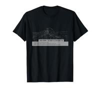 Half Dome Outline Yosemite National Park Hiking T-Shirt