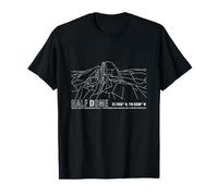 Half Dome Outline Yosemite National Park Hiking T-Shirt