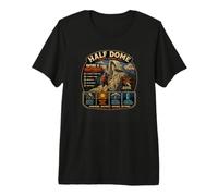 Half Dome Yosemite Hiking Safety Premium T-Shirt
