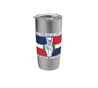 Half Dominican is Better Than None Dominican Republic Stainless Steel Insulated Tumbler