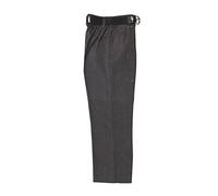 Half Elastic Sturdy Fit School Trousers, Navy Age 7-8. Waist 24-30in. Inside Leg 21in #