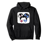 Half English half Somali Girl England and Somalia Mix Roots Pullover Hoodie