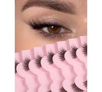 Half Eyelashes, Cat Eye Lashes, Wispy End False Eyelashes, Corner Lashes, Cat Eye Lashes, 3/4 Eyelashes, Short Eyelashes, HF02