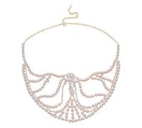 Half Face Cosplay Accessory Unisex Face Chain Fashion Beads Face Jewelry For Elegant Banquets And Celebration