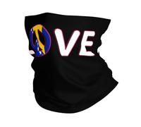 Half Face Headwear Bosnia Bosnian Flag Peace Logo Love Decorative Face Cover Universal Headband For Women Climbing Workout