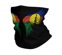 Half Face Headwear New Caledonia New Caledonian Flag Wing Decorative Sombreros Multifunctional Pasamontañas For Sports Climbing Men