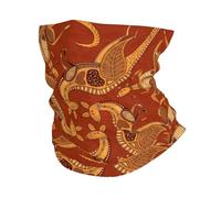 Half Face Headwear Tribal Aboriginal Art Style Red Neck Scarf Multifunctional Half Face Scarf Anitdust Face Shield For Outdoor Sports Men