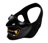 Half Face maskks, Halloween Masquerade maskks, Half Spooky Headgear, Fabric Halloween Face Cover, Evil Horror Role-Play Faces Cover For Men Women Party Music Festival Christmas Theater Escape Haunted